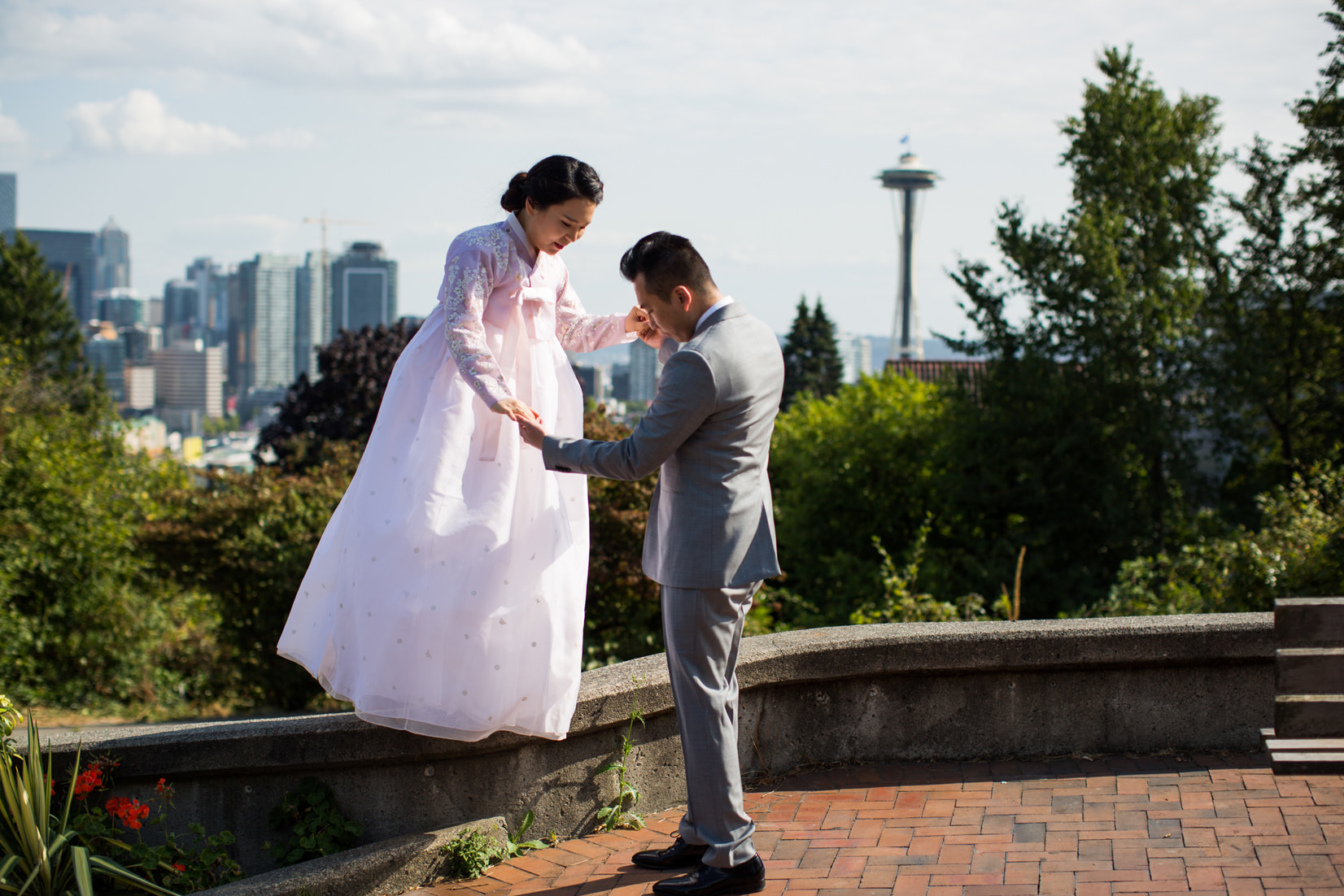 Seattle Park Elopement Photos